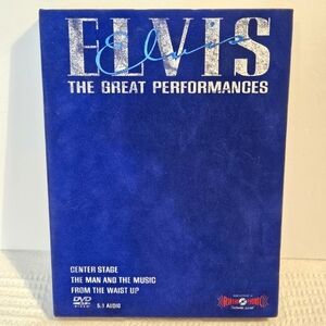 🌺 Elvis The Great Performances 3 Three DVD's